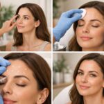Botox treatment process steps for wrinkle reduction at med spa in Bel Air MD, USA