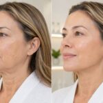 Oligio X before and after results skin tightening jawline lifting Bala Medi Spa Bel Air Maryland