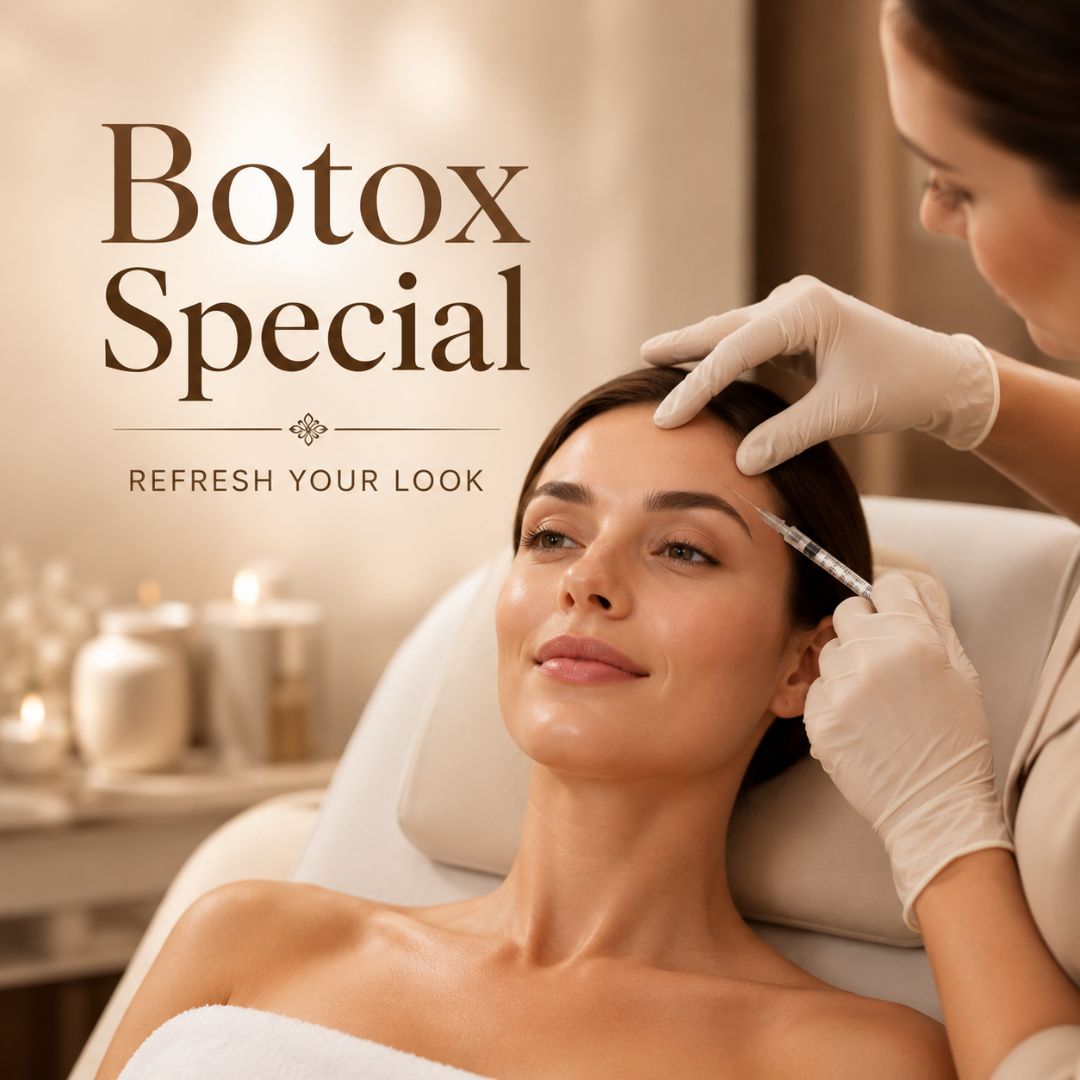 Botox special at Bala Medispa in Bel Air Maryland featuring a luxury cosmetic injectable treatment for smoother youthful-looking skin.