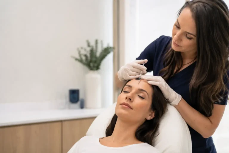 Dysport treatment for facial wrinkles at a medical spa in Bel Air, MD