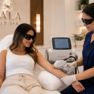 Laser hair removal full arms treatment at Bala MediSpa in Bel Air, MD