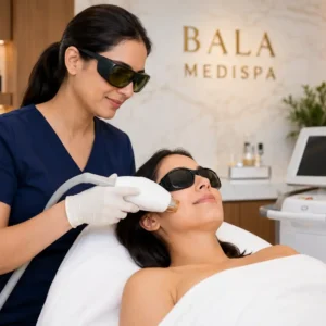 Laser hair removal full face treatment at Bala MediSpa in Bel Air, MD