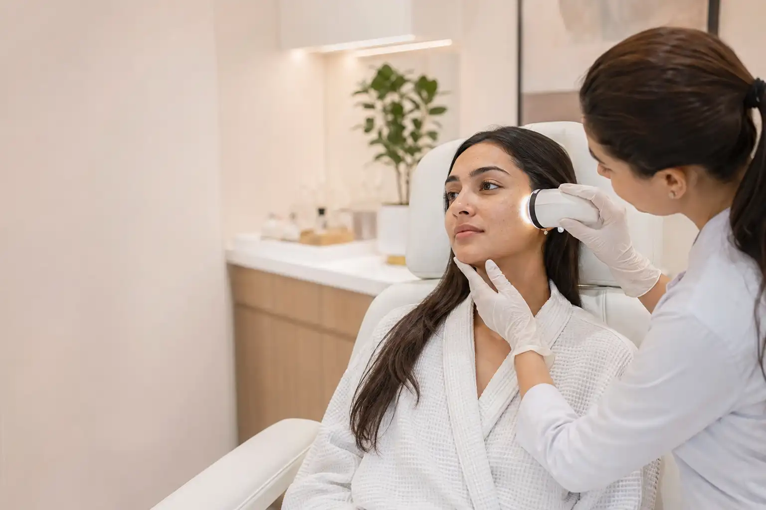 Pigmentation treatment and dark spot skin assessment at Bala Medi Spa in Bel Air MD