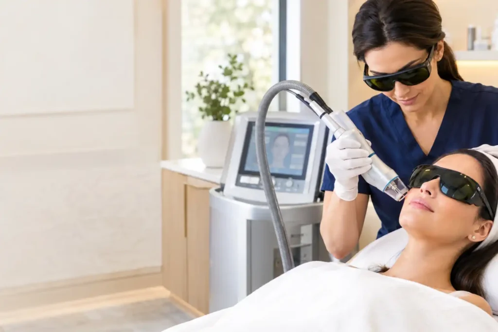 Skin resurfacing treatment consultation at Bala Medi Spa in Bel Air, MD