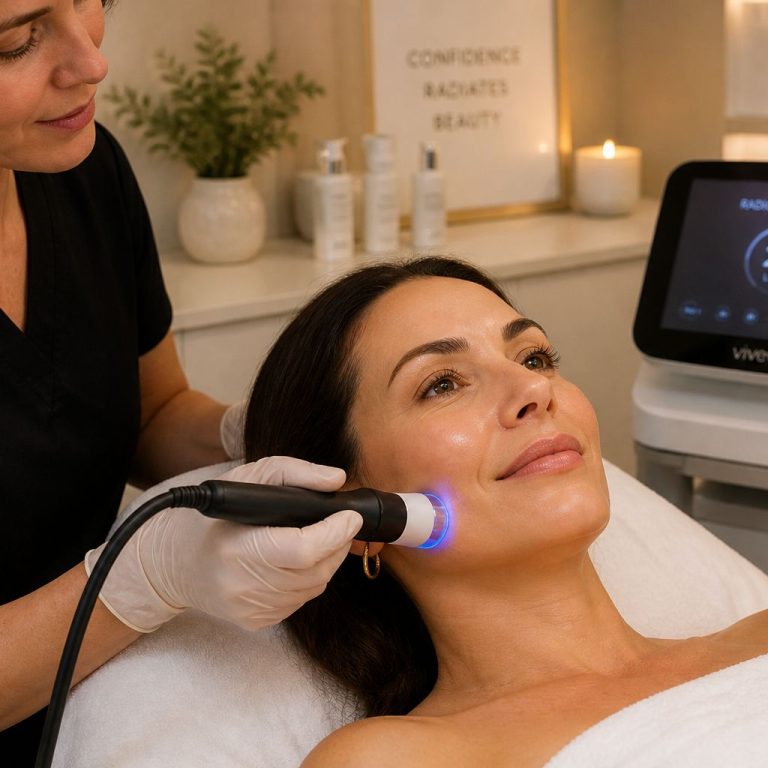 Benefits of OligioX facial treatment for skin tightening and collagen boost in Bel Air MD