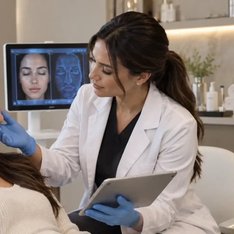Acne scar treatment consultation at Bala Medi Spa in Bel Air, MD