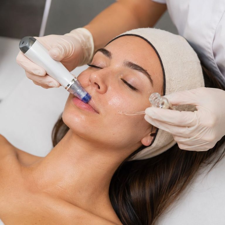 Collagen boost with microneedling PDRN treatment supporting collagen production and skin rejuvenation