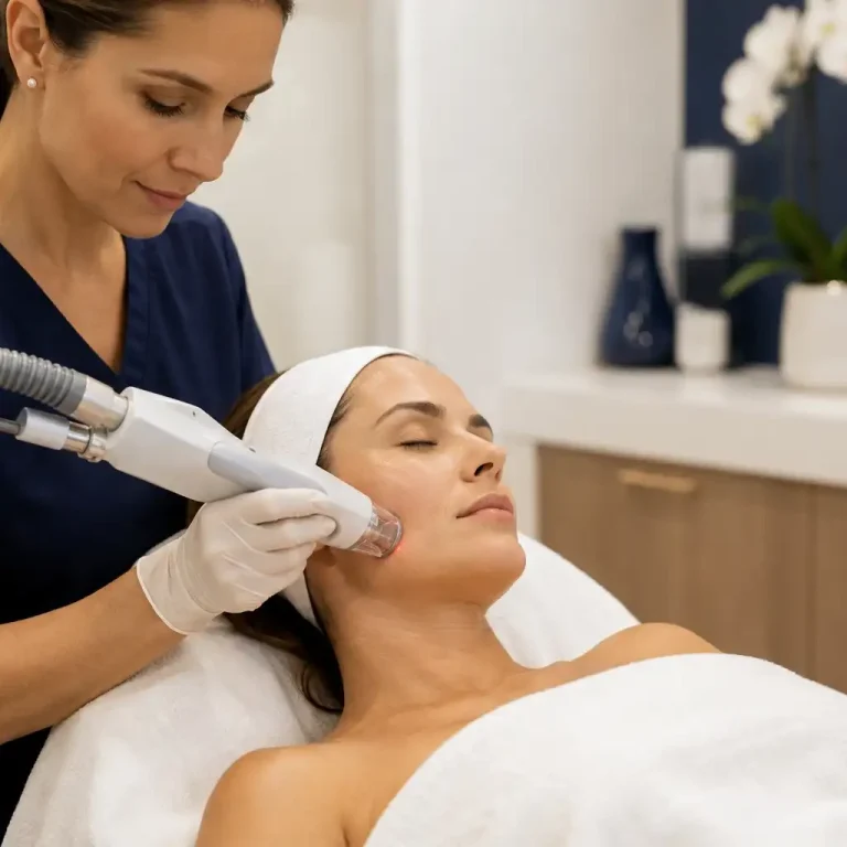 Fraxel laser treatment for skin resurfacing at Bala Medi Spa in Bel Air MD