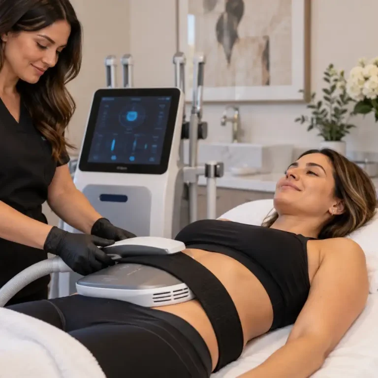 EMShape body contouring treatment at Bala Medi Spa in Bel Air, MD