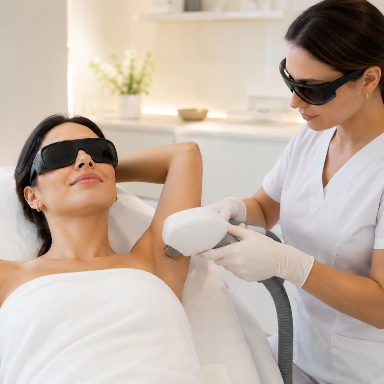 Laser hair removal summer maintenance treatment for smooth skin and long-term hair reduction